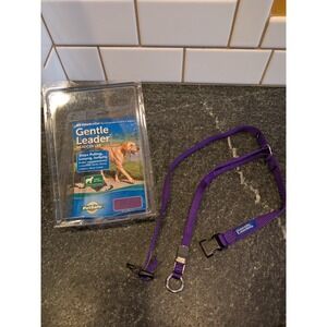 PetSafe Gentle Leader Headcollar Deep Purple Large 60-130 lb Dog Training Collar